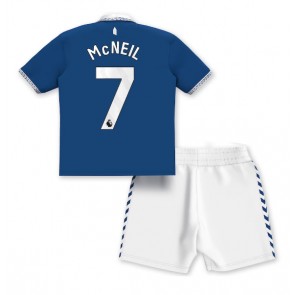 Everton Dwight McNeil #7 Hemmakläder Barn 2023-24 Kortärmad (+ Korta byxor)
